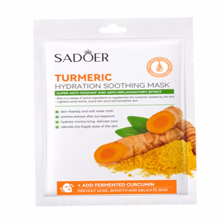 ماسک صورت ورقه ای سادور مدل زنجبیل مجموعه 5 تایی