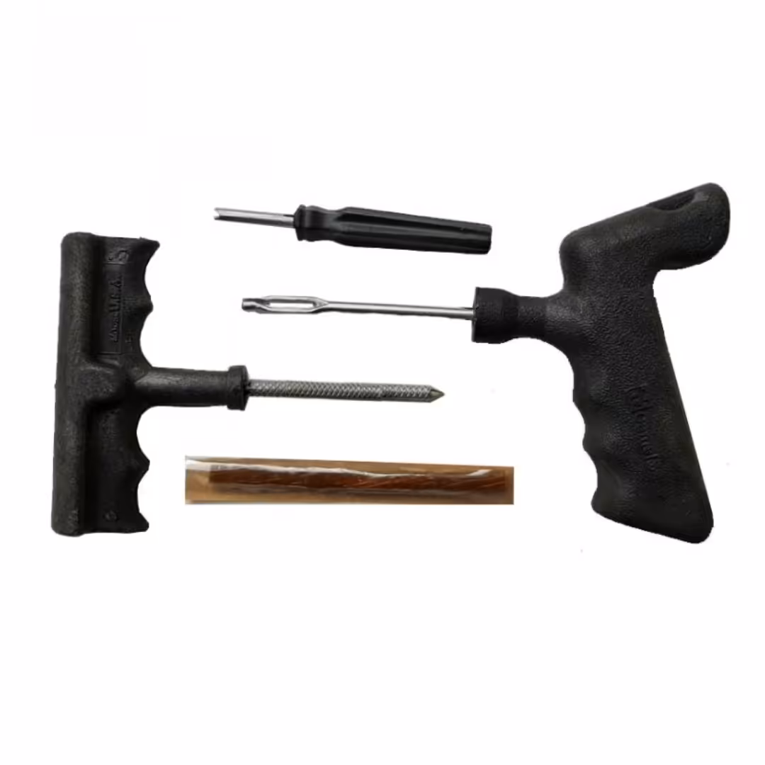 ست پنچرگیری 4 پارچه. 2 عدد درفش. نخ پنچرگیری. سوزن بازکن 