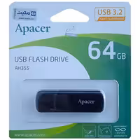 فلش 64 گیگ USB 3.2 اپیسر Apacer AH355