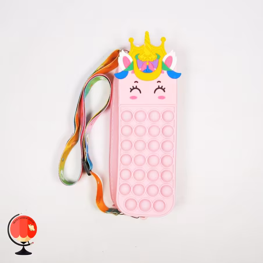 جامدادی دخترانه پاپیت یونیکورن رنگ صورتی