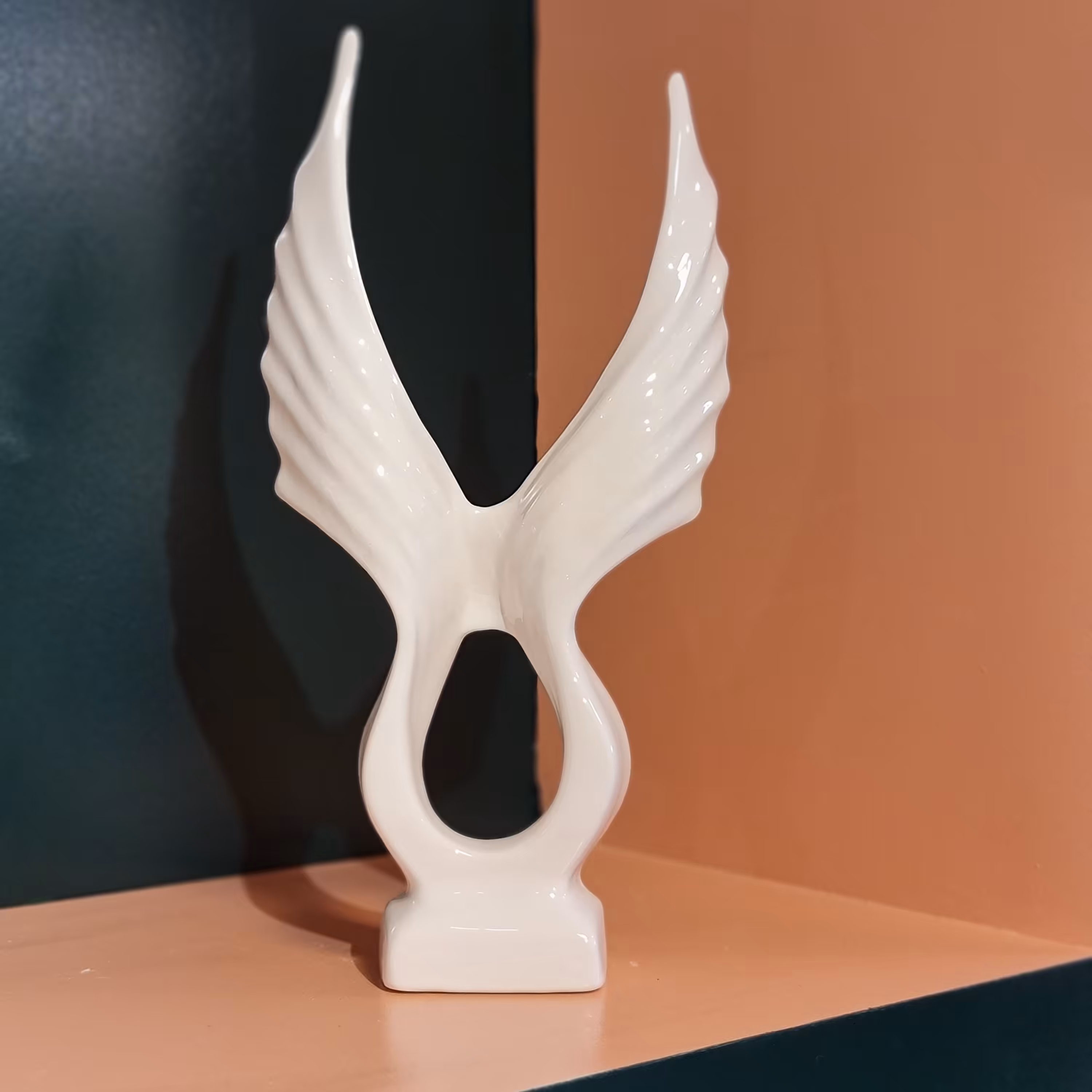 بال فرشته بزرگ موجود در سه رنگ طلایی نقره ایی سفید