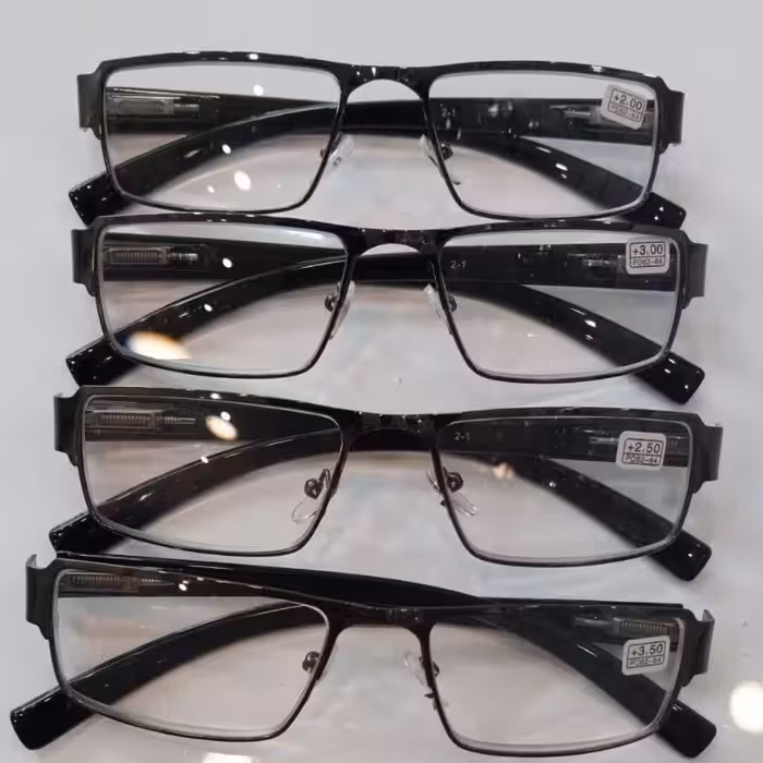 عینک مطالعه فلزی