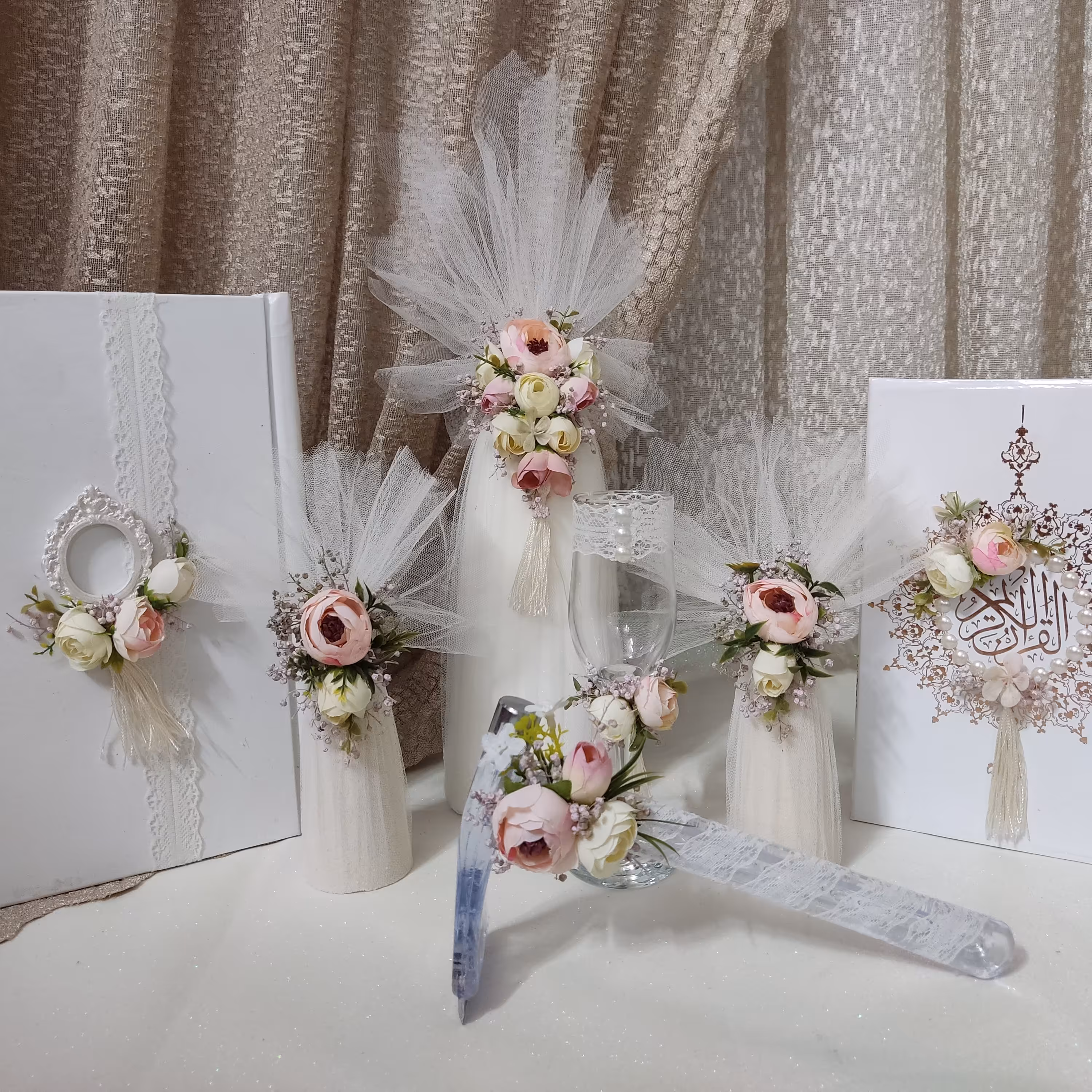 ست شش تکه ملزومات بله برون نامزدی وعقدکنان