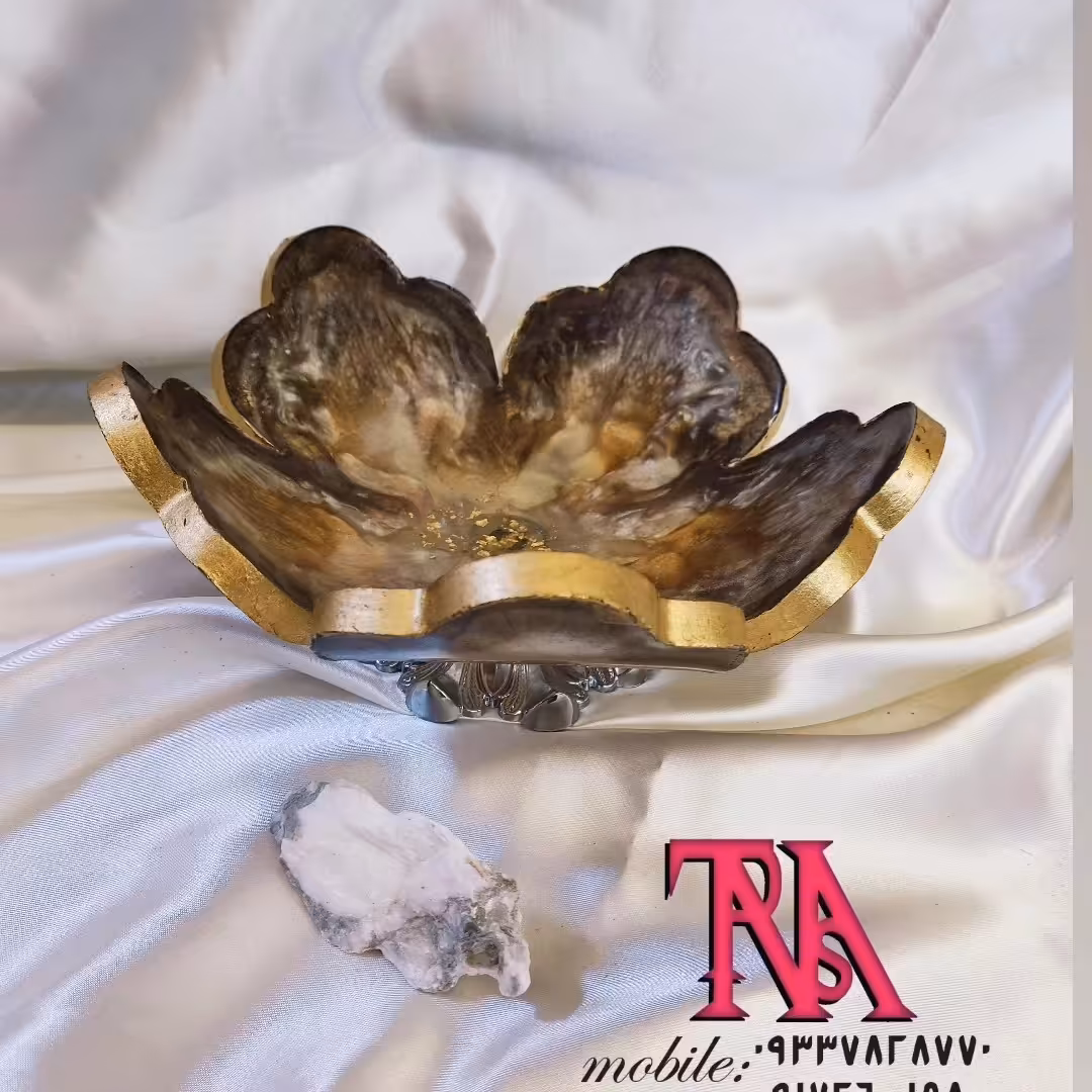 آجیل خوری (شکلات خوری) رزینی پایه دار