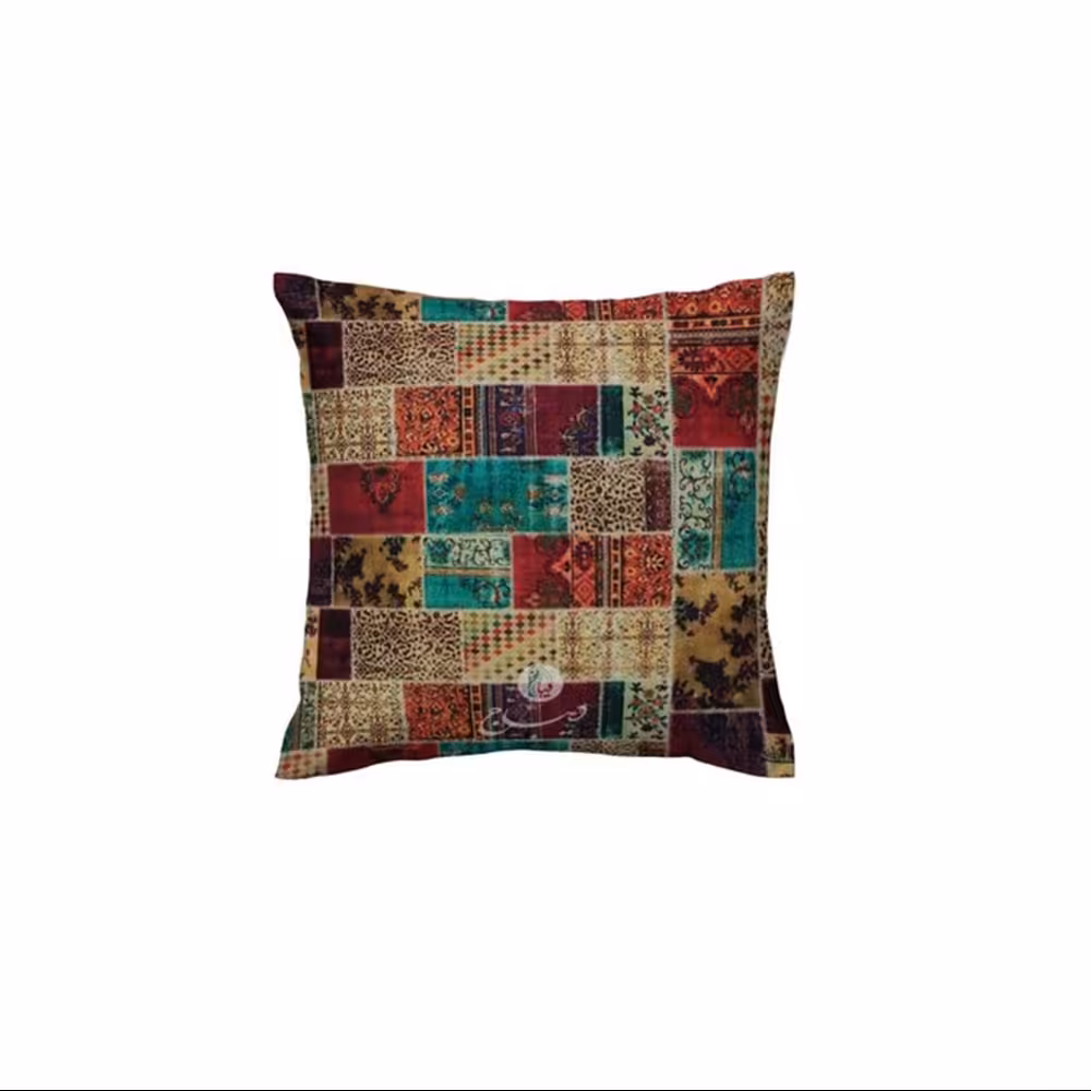 کاور کوسن طرح چهل تکه بسته 2 عددی