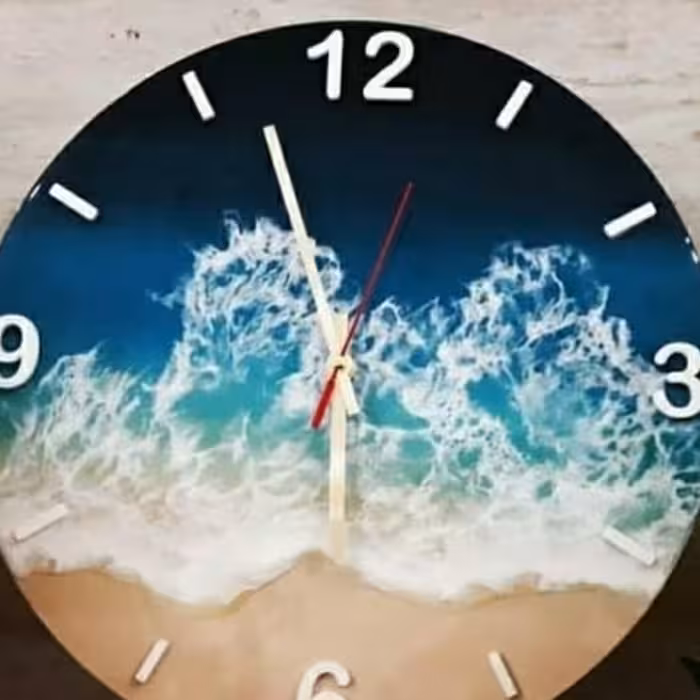 ساعت دیواری طرح دریا