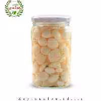 ترشی سیر مرواریدی صدفی بدون بو  1 کیلویی (700گرم خالص)