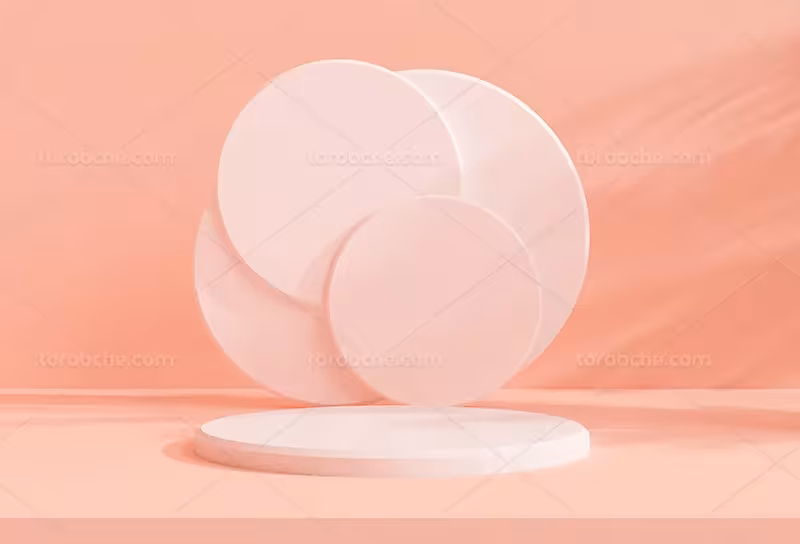 بک دراپ عکاسی محصول صورتی | گرافیک با طعم تربچه