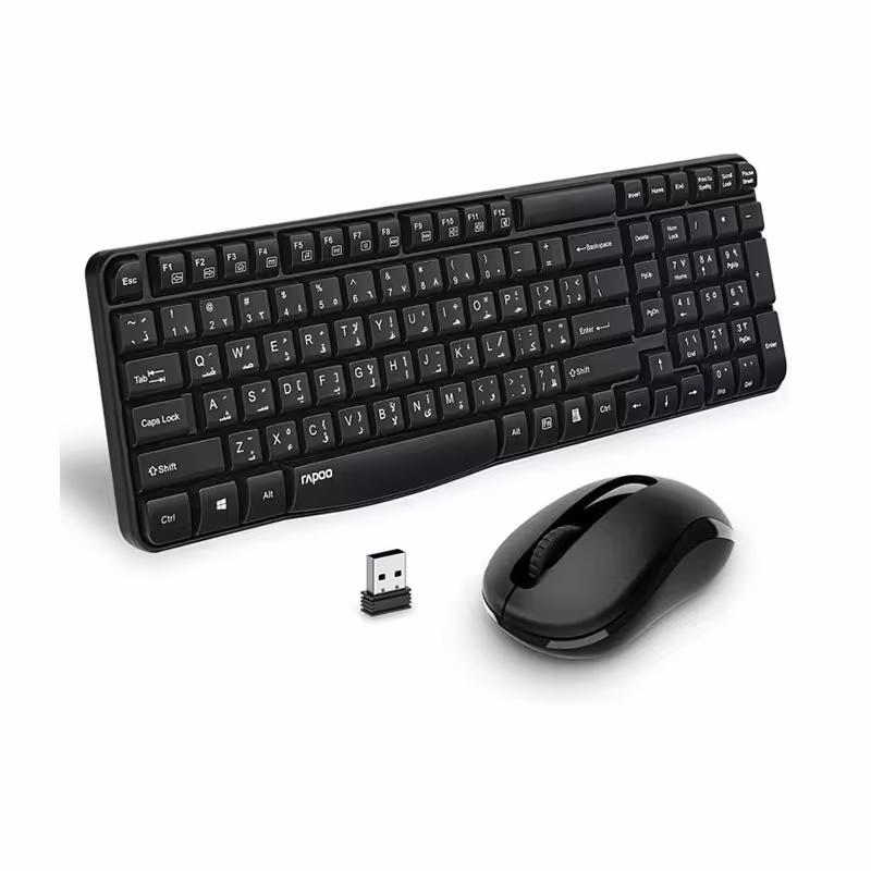 کیبورد و ماوس بی سیم رپو x1800s