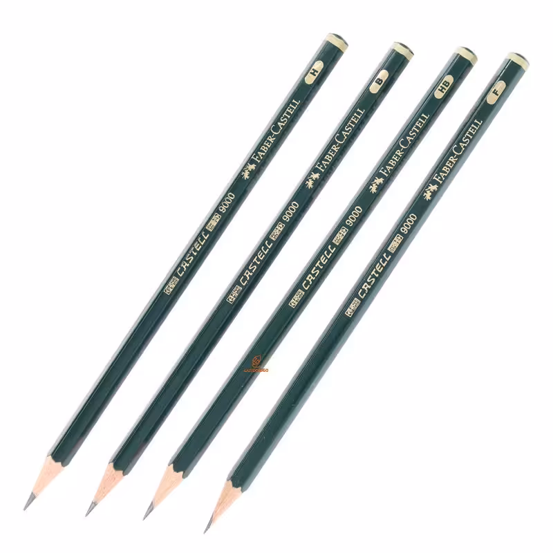 مداد طراحی کاستل بدنه سبز 9000 فابر کاستل FABERCASTELL