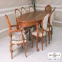 میز ناهارخوری ساده لورنزو کد 7