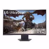 قیمت و خرید مانیتور خمیده گیمینگ 32 اینچ ال جی مدل UltraGear 32GS60QC-B | یاس ارتباط