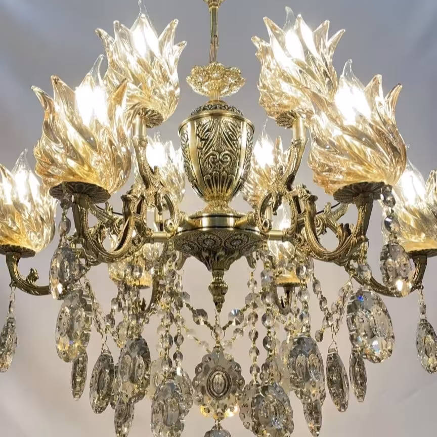 لوستر تمام برنز 