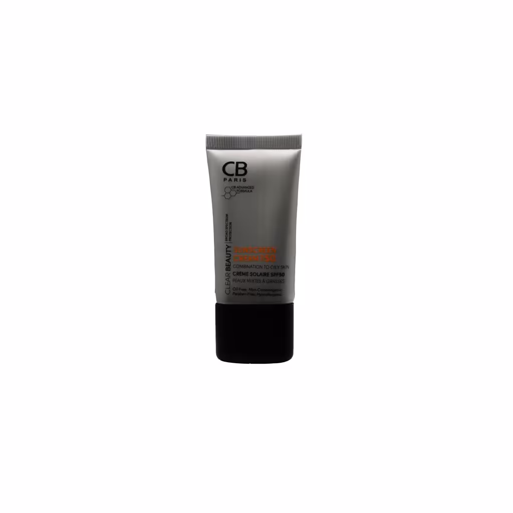 کرم ضد آفتاب پوست چرب و مختلط سی بی پاریس (SPF 50)