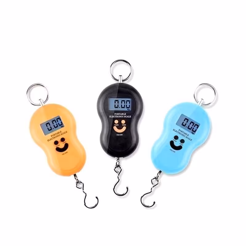 ترازو آویز دیجیتال مدل لبخند - نارنجی