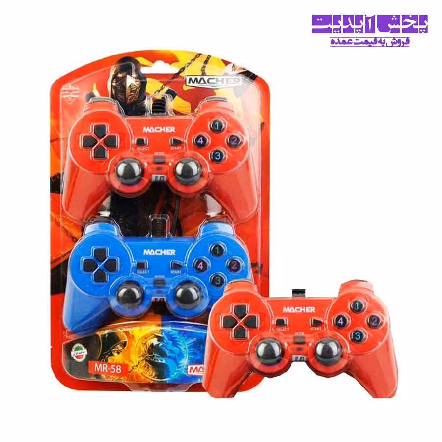 دسته بازی شوکدار بسته دو عددی MACHER مدل MR-58
