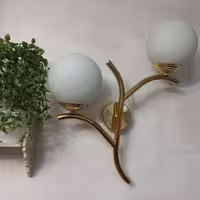 دیوار کوب مولکولی مدل درختچه  دوشعله محصول لوستر کلاسیک آیلین 