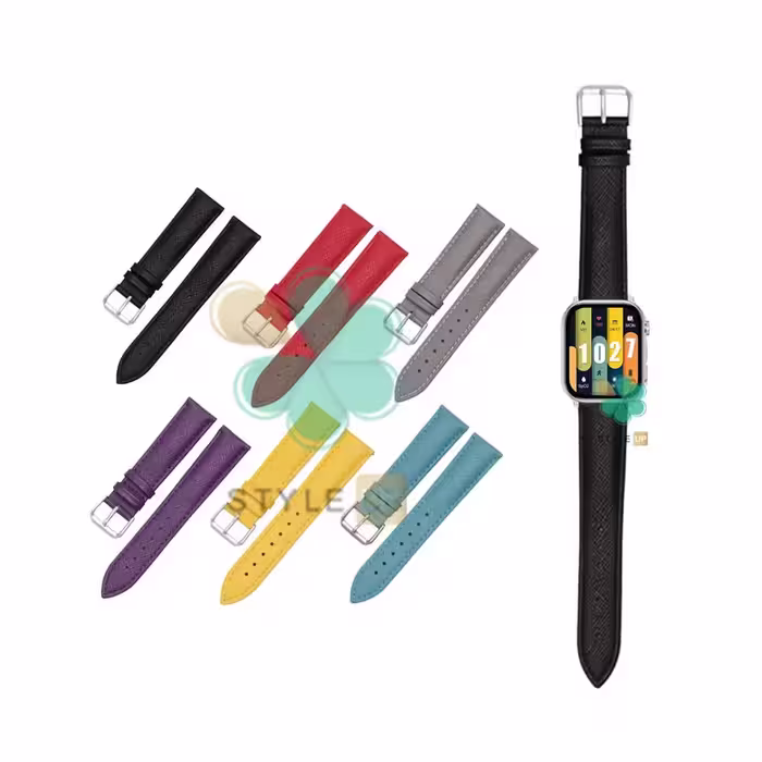 بند ساعت چرم طرح Lee مناسب Xiaomi Kieslect Calling Watch KS Pro