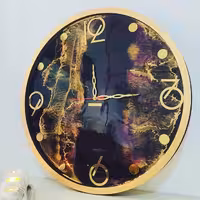 ساعت دست ساز چوبی زیبا  جدید و شیک ،مشکی دلبر 