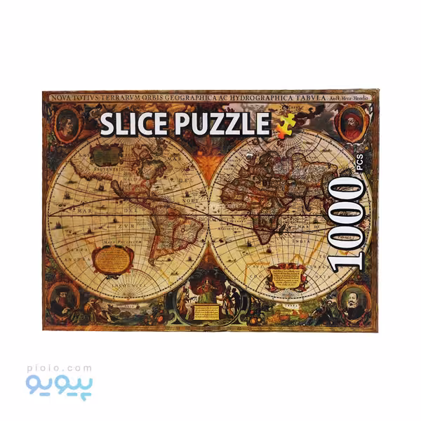 پازل 1000 تکه طرح نقشه جهان