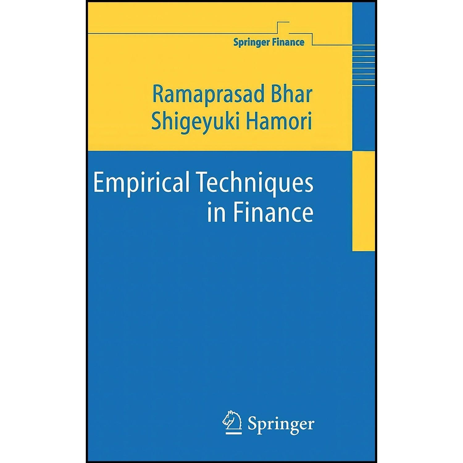 کتاب زبان اصلی Empirical Techniques in Finance  اثر جمعی از نویسندگان