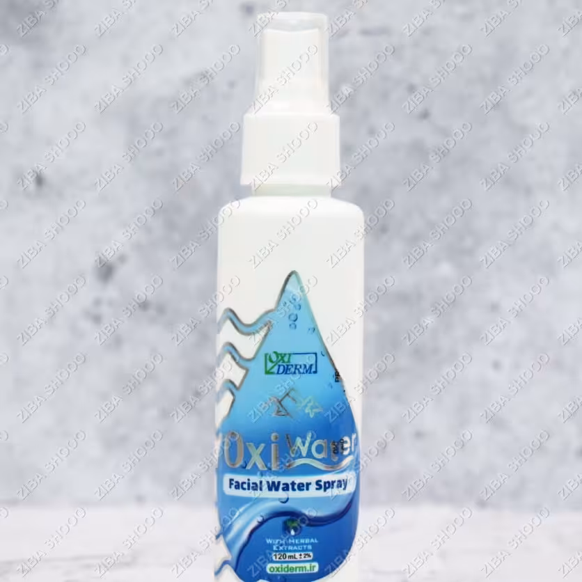 اسپری اکسی واتر آبرسان نرم کننده و شاداب کننده پوست رفع آفتاب سوختگی و قرمزی و جوش