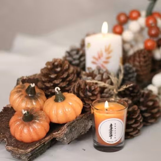 شمع کدو سایز بزرگ 