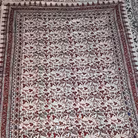 سفره ورومیزی قلمکاری سنتی 2مترس در 135سانت طرح انگوری