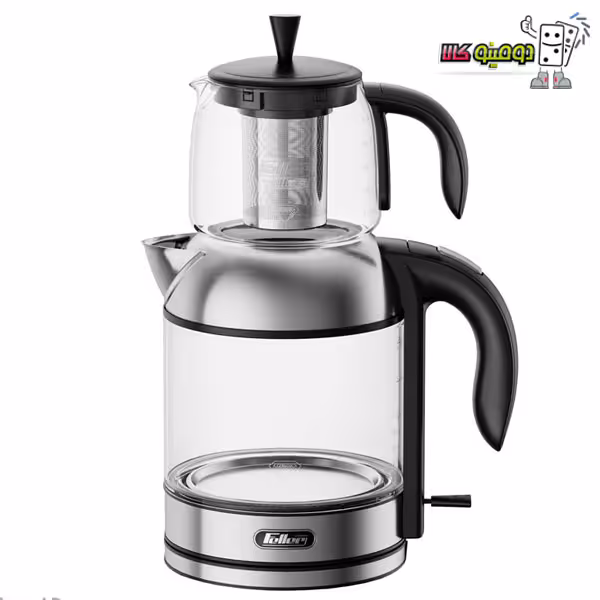 خرید چای ساز روهمی فلر مدل TS 286 شیشه ای استیل / مشکی - دومینو کالا