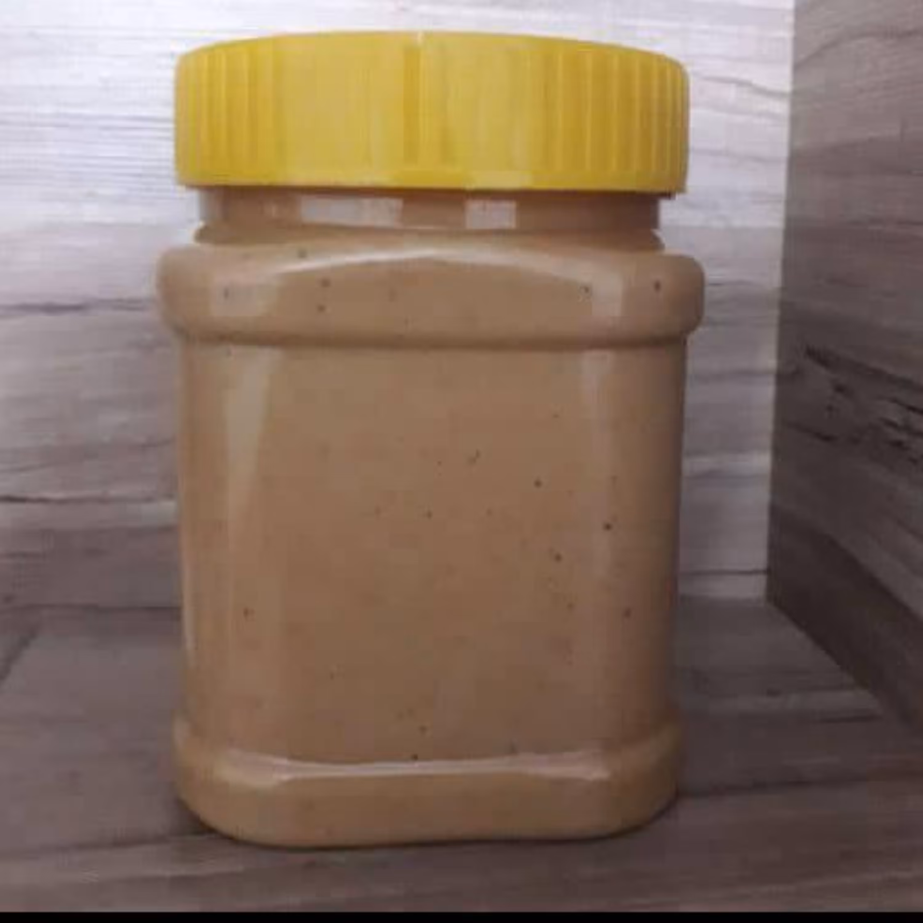 کره بادام زمینی درجه یک تازه و خوشمزه  - 400 گرمی