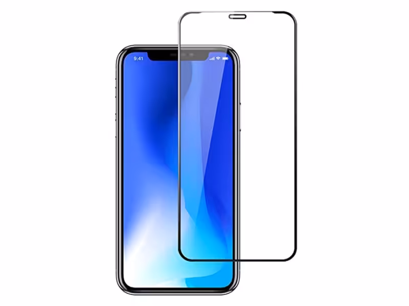 محافظ صفحه نمایش شیشه ای تمام چسب آیفون Full Glass 2.5D Screen Protector Apple iphone XS Max
