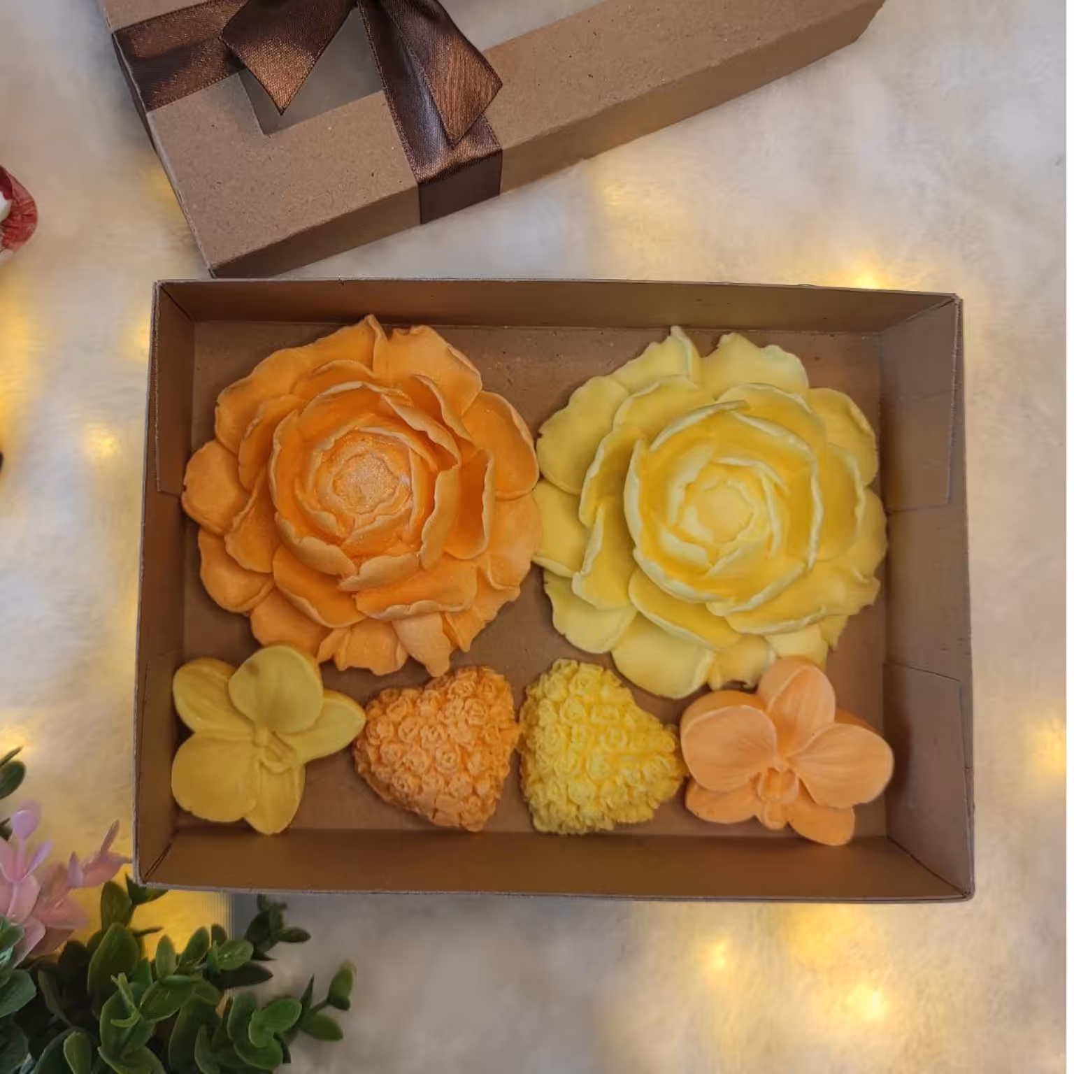 کد 3-صابون نیلوفر و قلب و ارکیده