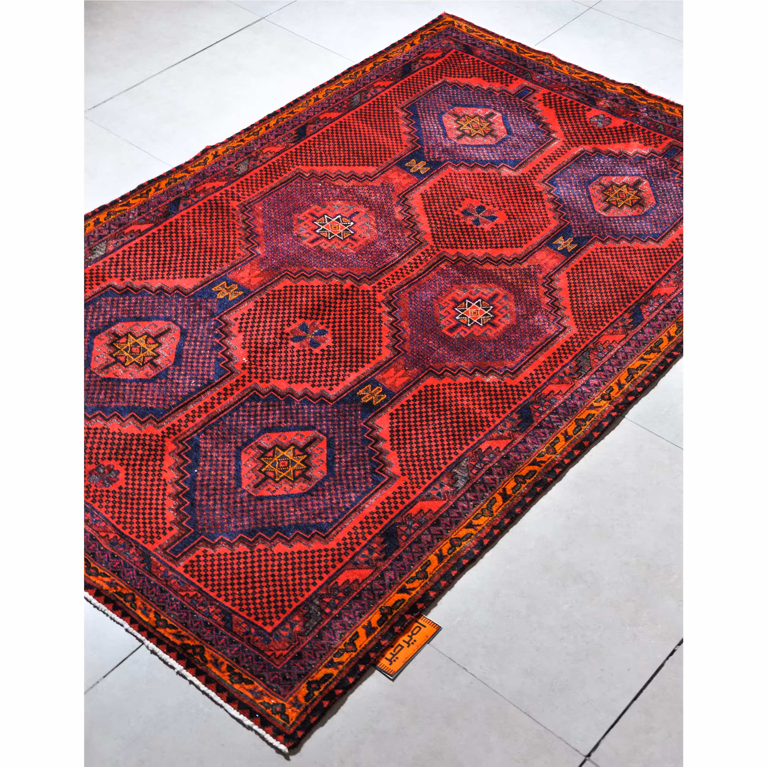 فرش دستبافت چهار متری امیرخیز مدل ایلیاتی کد 110101