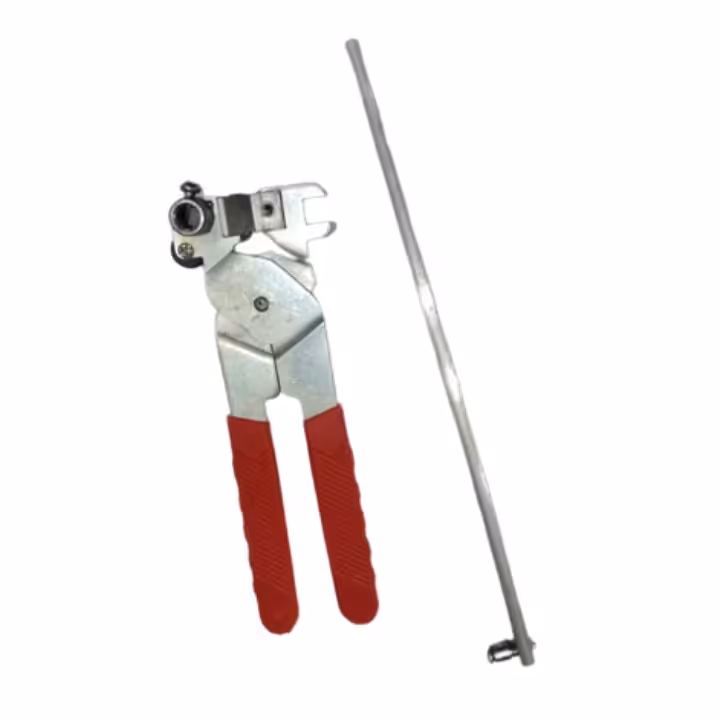 انبر سرامیک بر ( کاشی بر ) دستی دارای خط کش اندازه گیری