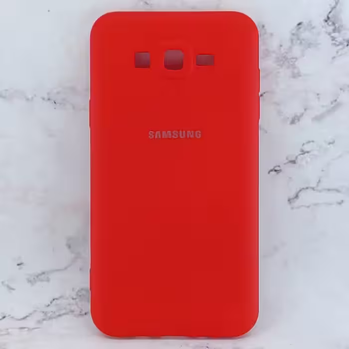 کاور سیلیکونی رنگی مدل TPN مناسب برای گوشی موبایل سامسونگ Galaxy J700 / J7 2015 - قرمز