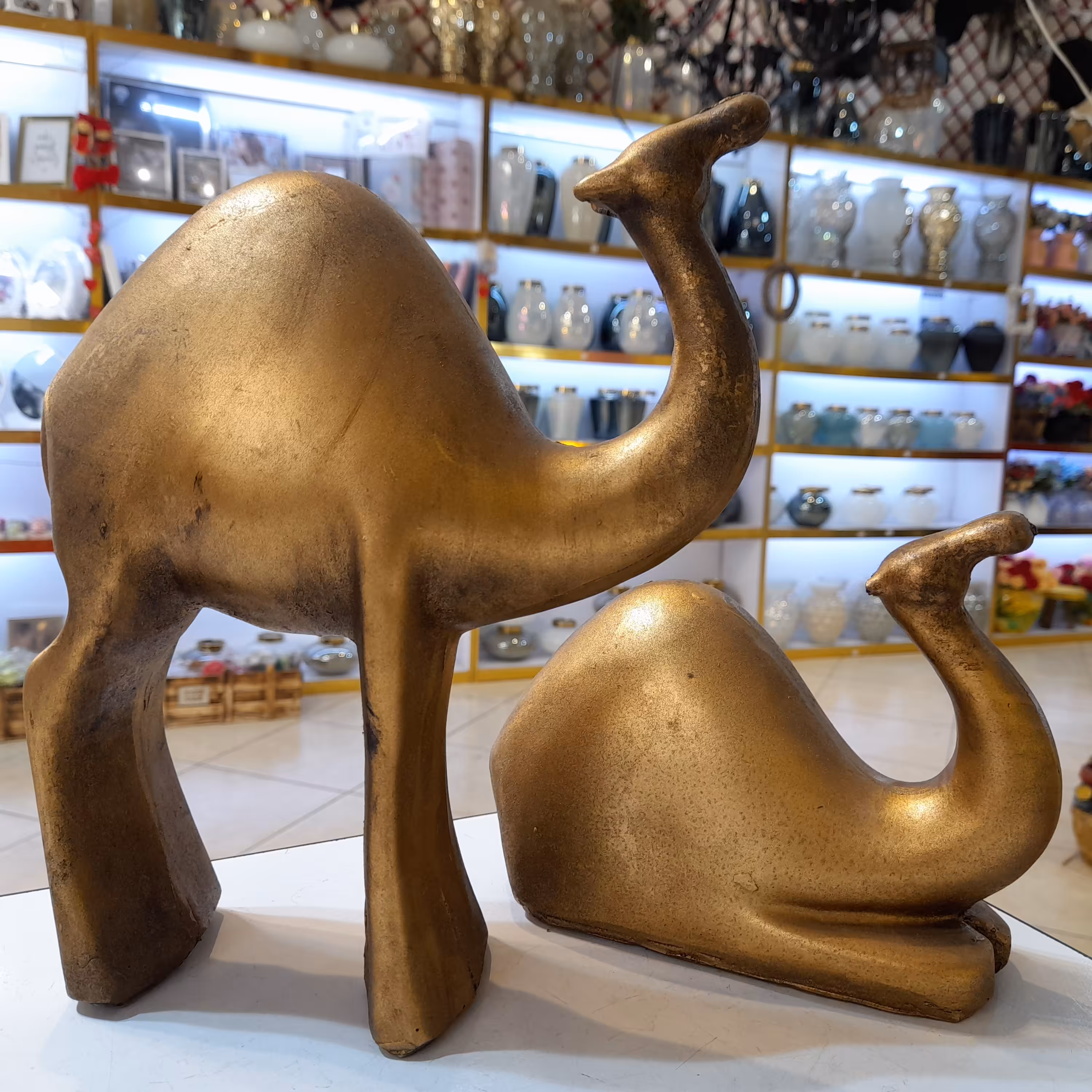 مجسمه شتر جفتی گرافیکی