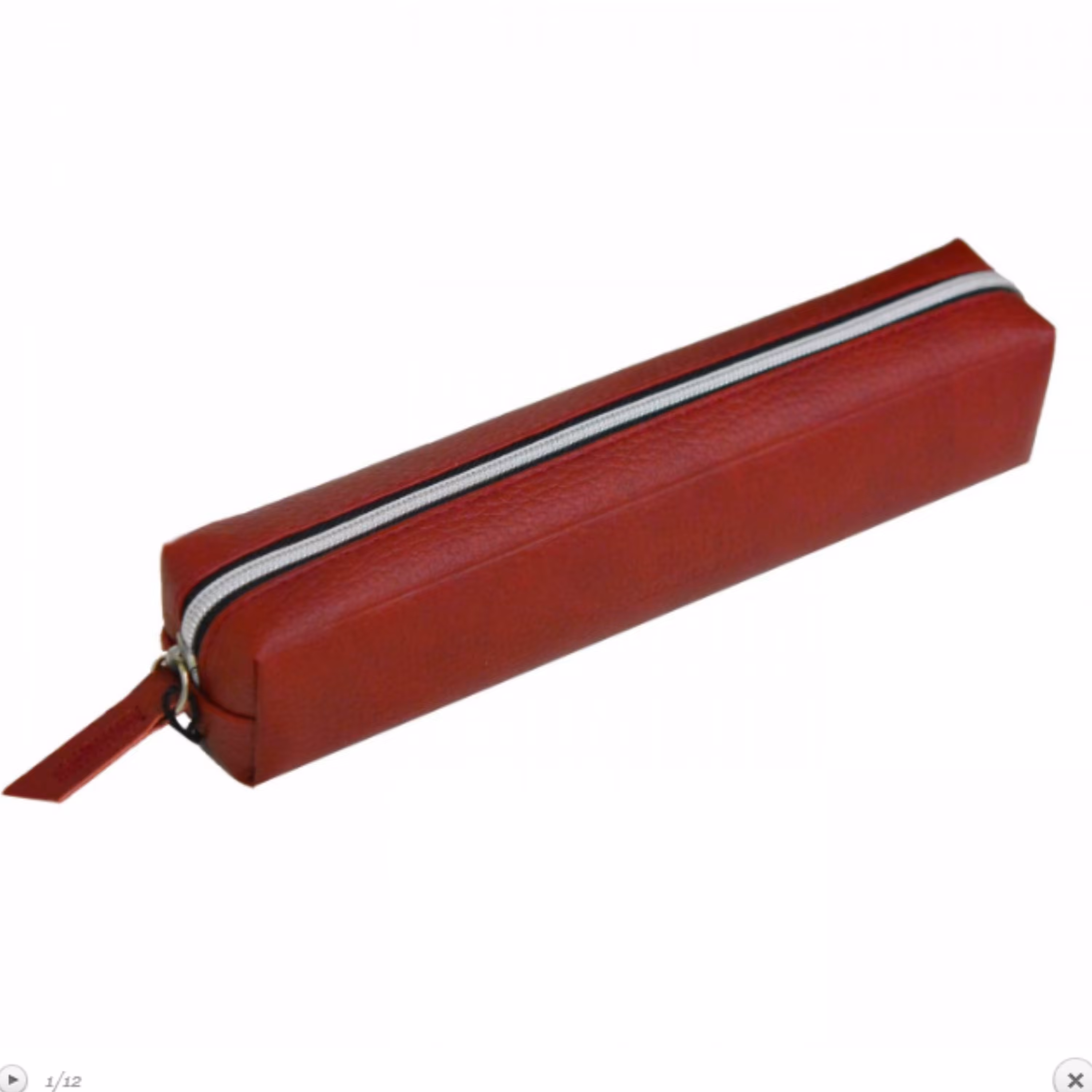 جامدادی چرمی پاپکو PAPCO-  زیپی - مدل چرمین