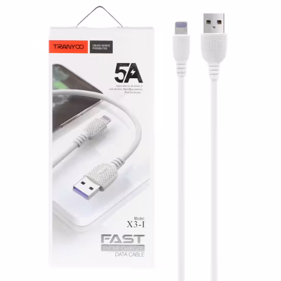 کابل تبدیل USB به Lightning ترانیو مدل X3-I یک متر