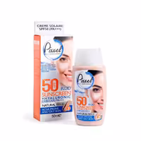 کرم ضد آفتاب بژ طبیعی پیکسل مناسب پوست چرب SPF50 حجم 50 میلی‌لیتر