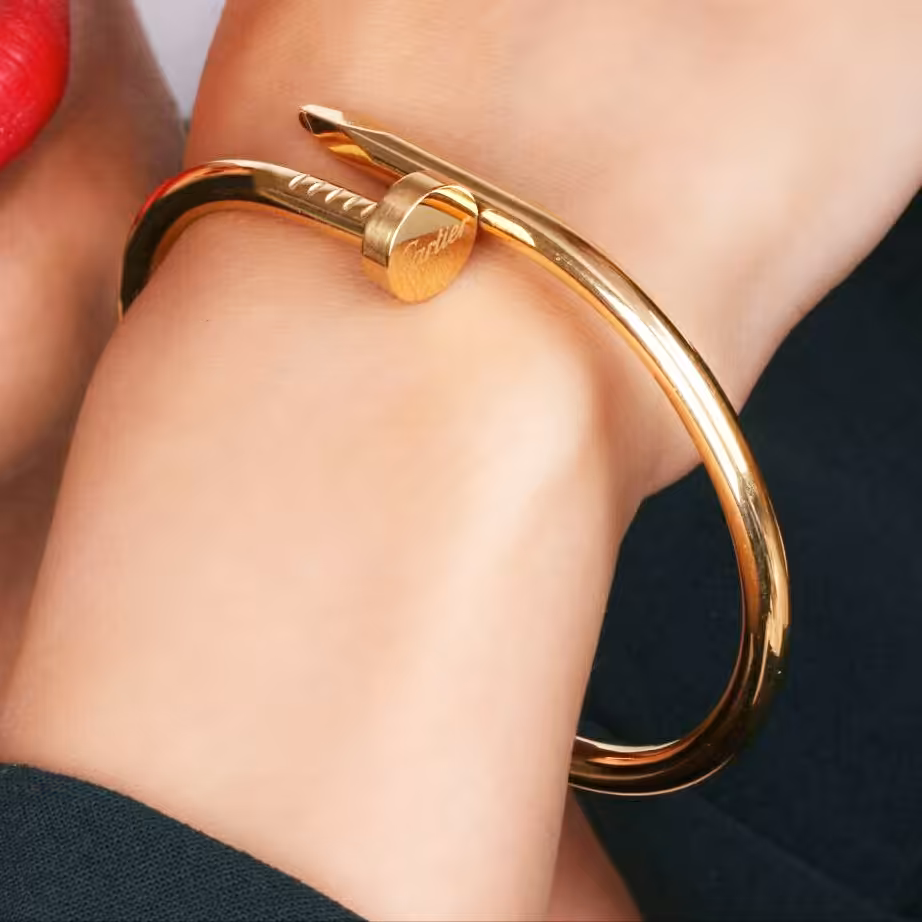 دستبند استیل برند cartier