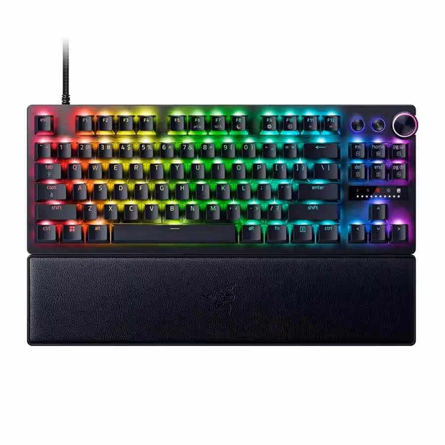 قیمت و خرید کیبورد گیمینگ باسیم ریزر مدل HUNTSMAN V3 PRO TKL | یاس ارتباط