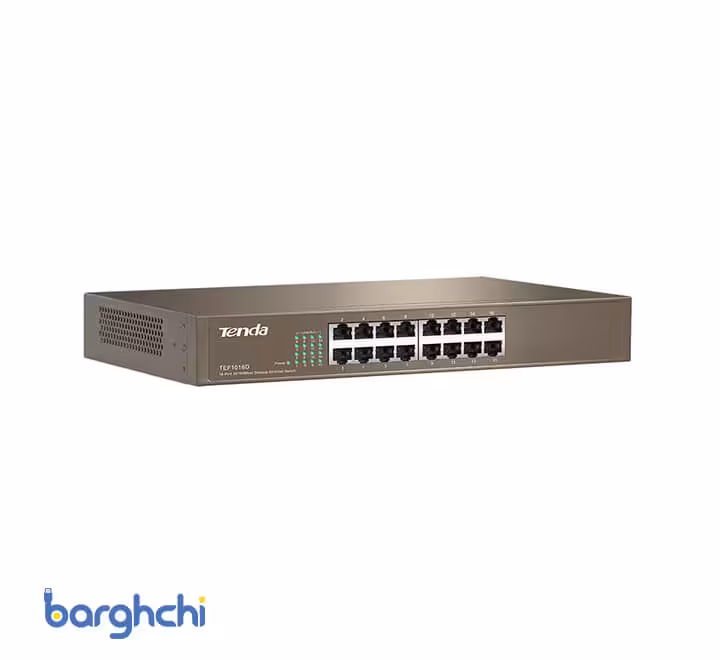 سوئیچ شبکه 16 پورت تندا مدل Tenda TEF1016D