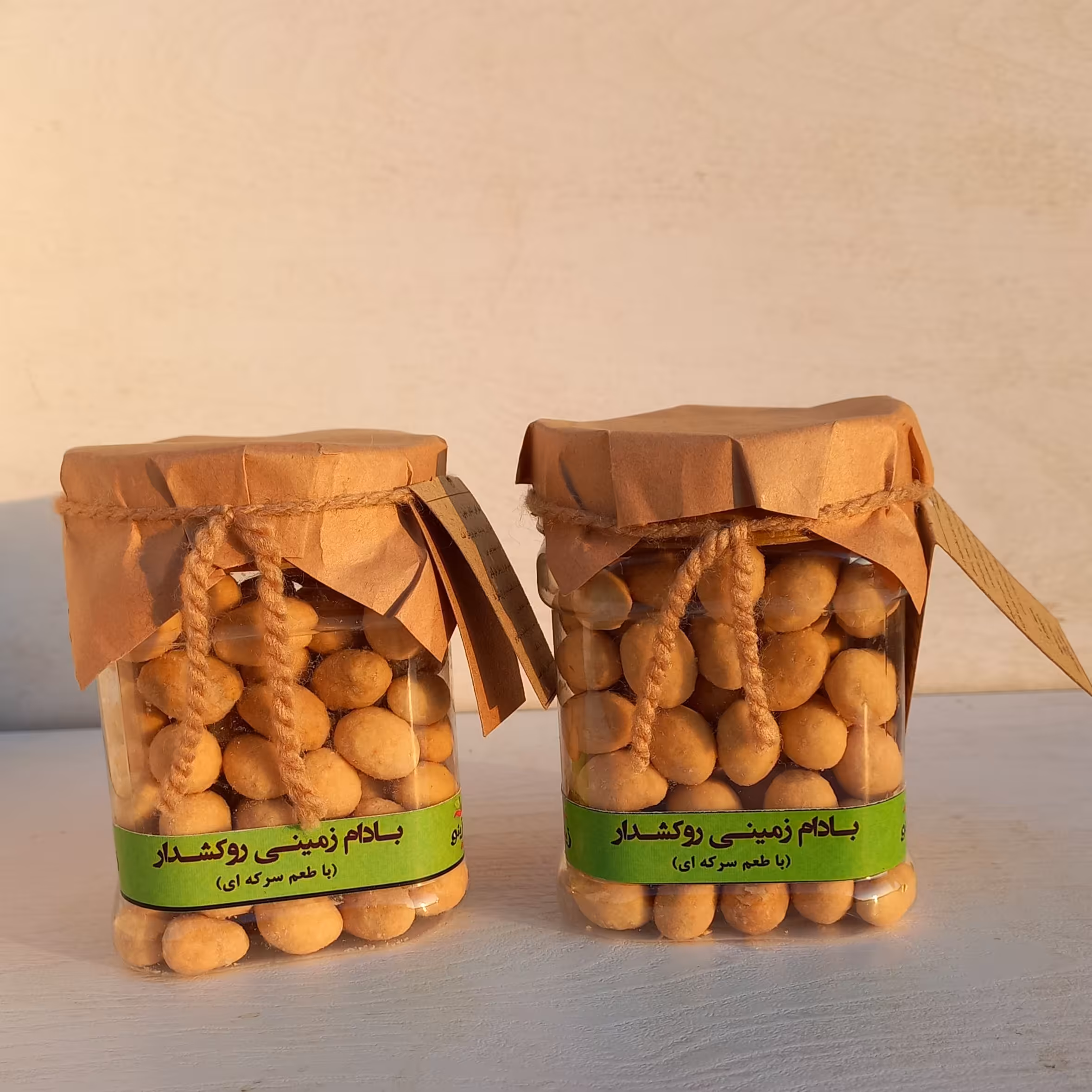 بادام زمینی روکش دار سرکه ای