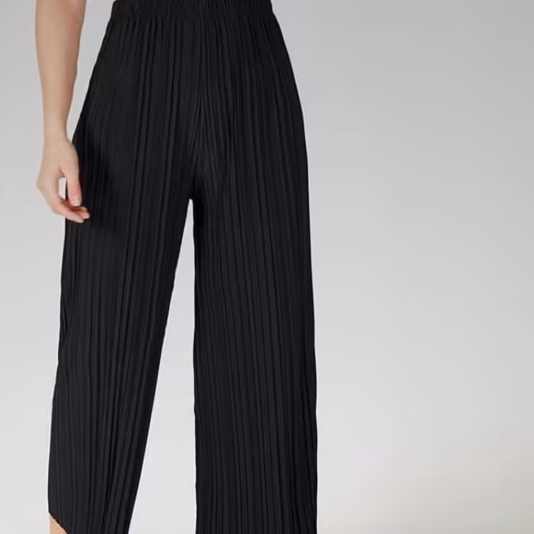 شلوار کرپ پلیسه راسته