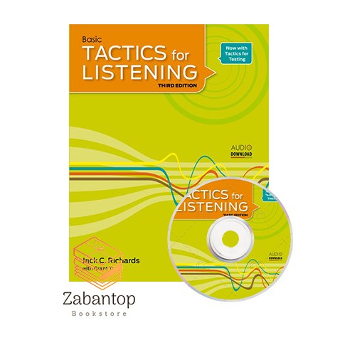 کتاب تکتیکس لیسنینگ بیسیک Tactics for Listening Basic 3rd