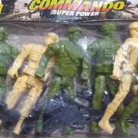 اسباب بازی ست سرباز با لوازم نظامی کامل