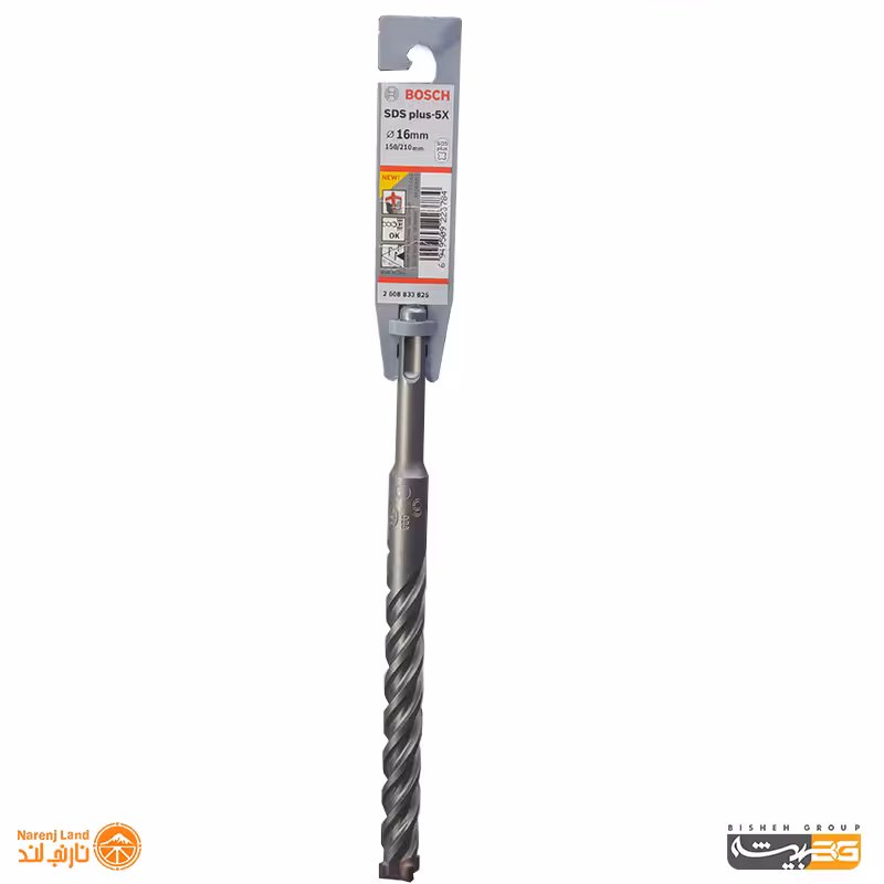 مته 4 شیار بوش سایز 16 میلی متر