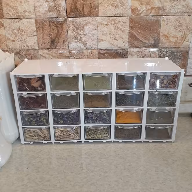 ست جای ادویه 20 کشویی