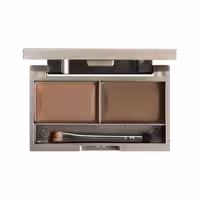 سایه ابرو کلیور کت دو رنگ مدل پلنگی 02 | Clever Cat Eyebrow Powder Duo با ماندگاری بالا