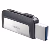 فلش مموری سن دیسک مدل SANDISK Ultra DUAL Drive TYPE-C USB3.1 ظرفیت 32 گیگابایت